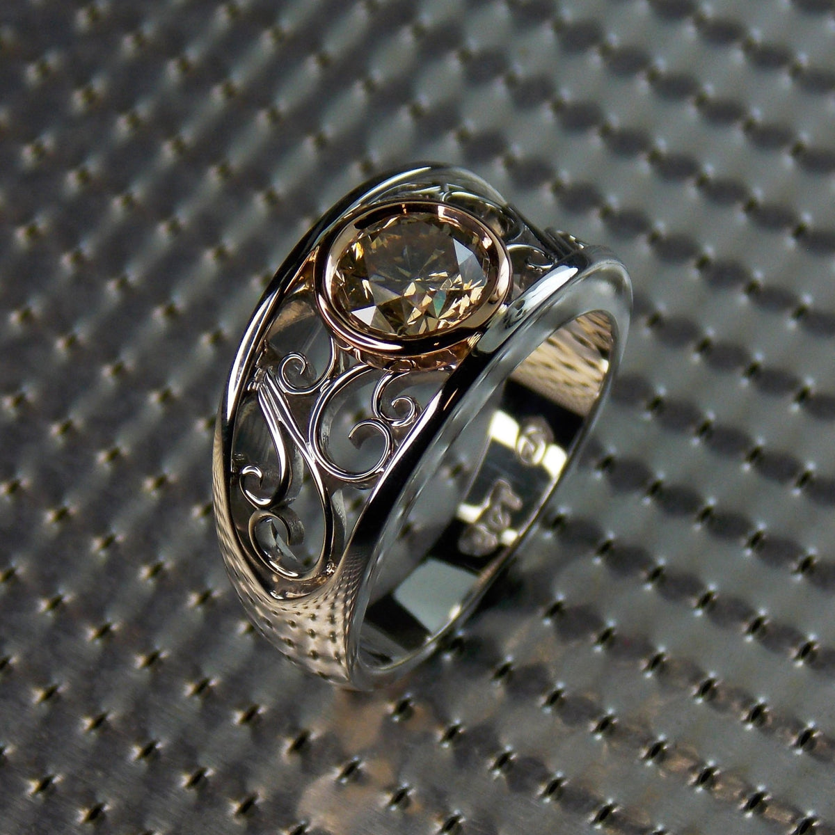 Mens on sale filigree rings